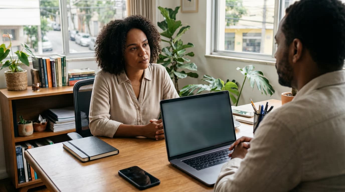 Perfil de instrutor credenciado sendo analisado por um candidato à CNH