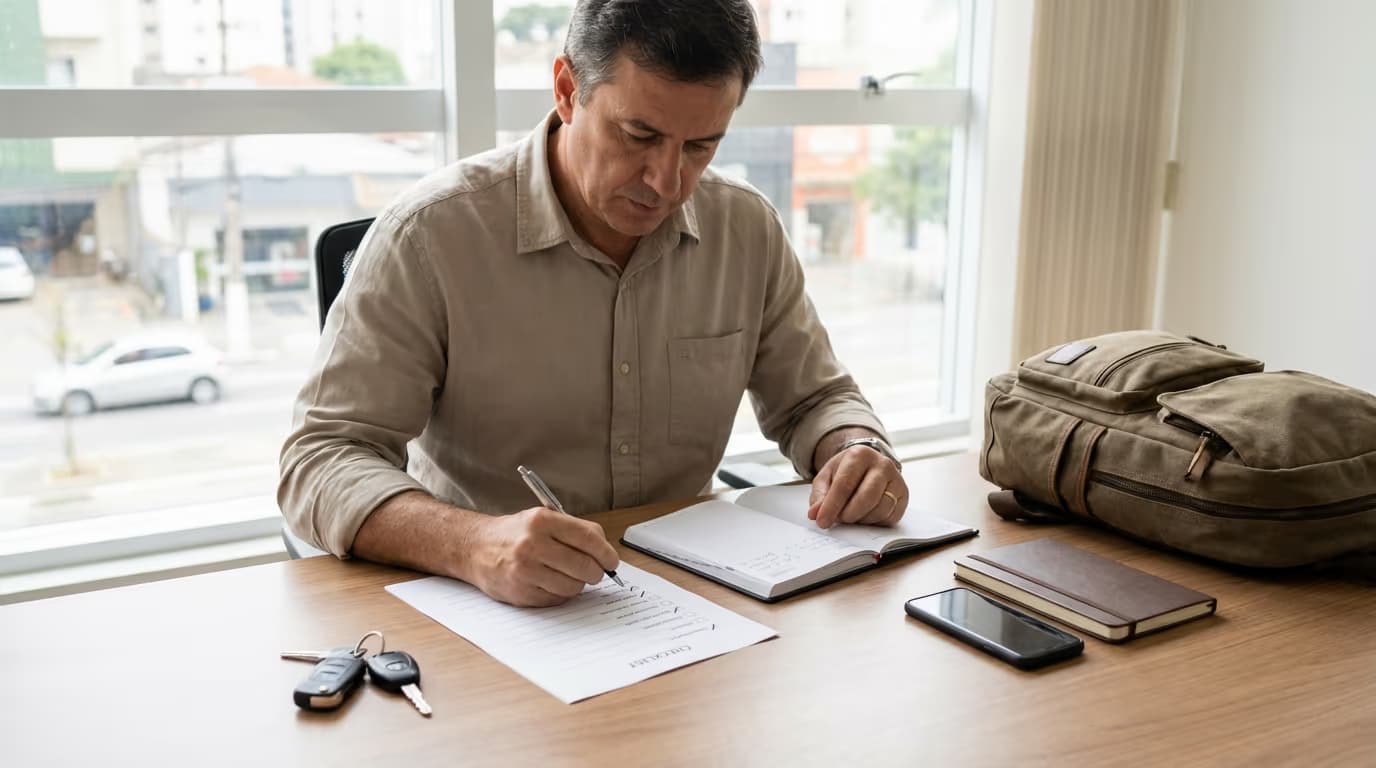 Documentos usados no credenciamento de um instrutor de trânsito autônomo